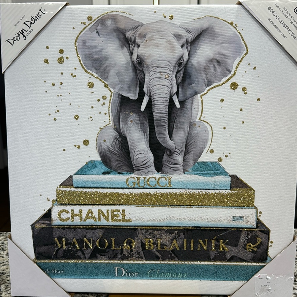 Canvas photo luxury inspired 14 x 14